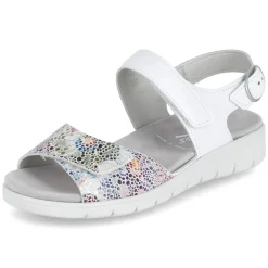 Clearance Sandalen FLOWER-SAMT/SOFT-N. - Damen Sommerschuhe|Sandalen