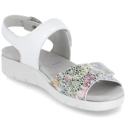 Clearance Sandalen FLOWER-SAMT/SOFT-N. - Damen Sommerschuhe|Sandalen